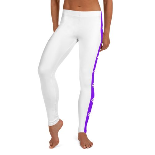 White/Purple Leggings